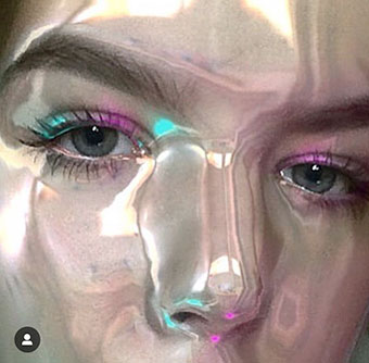 maschera per la pelle lucida - dove trovare storie di Instagram