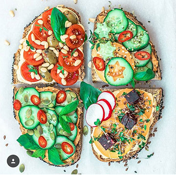 idee fotografiche estive per instagram sandwich