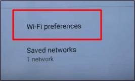 Preferenze Wi-Fi