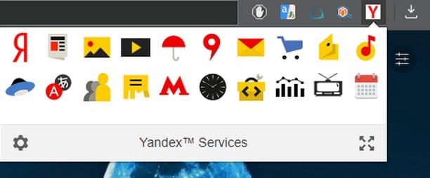 Servizi Yandex