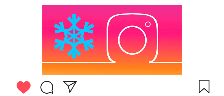 Come fare la neve su Instagram