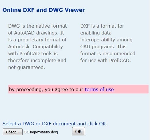 Aggiungi il file DWG al servizio