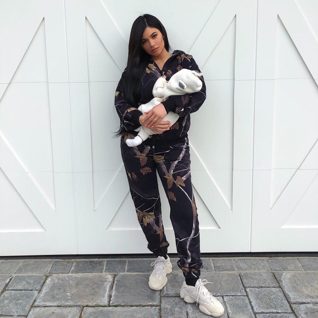 Kylie Jenner con una figlia che ha trasformato il mese di Instagram