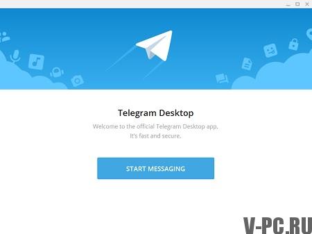 versione telegramma per computer