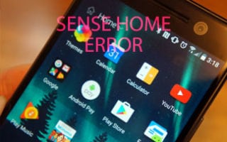 Errore dell'applicazione Home Sense